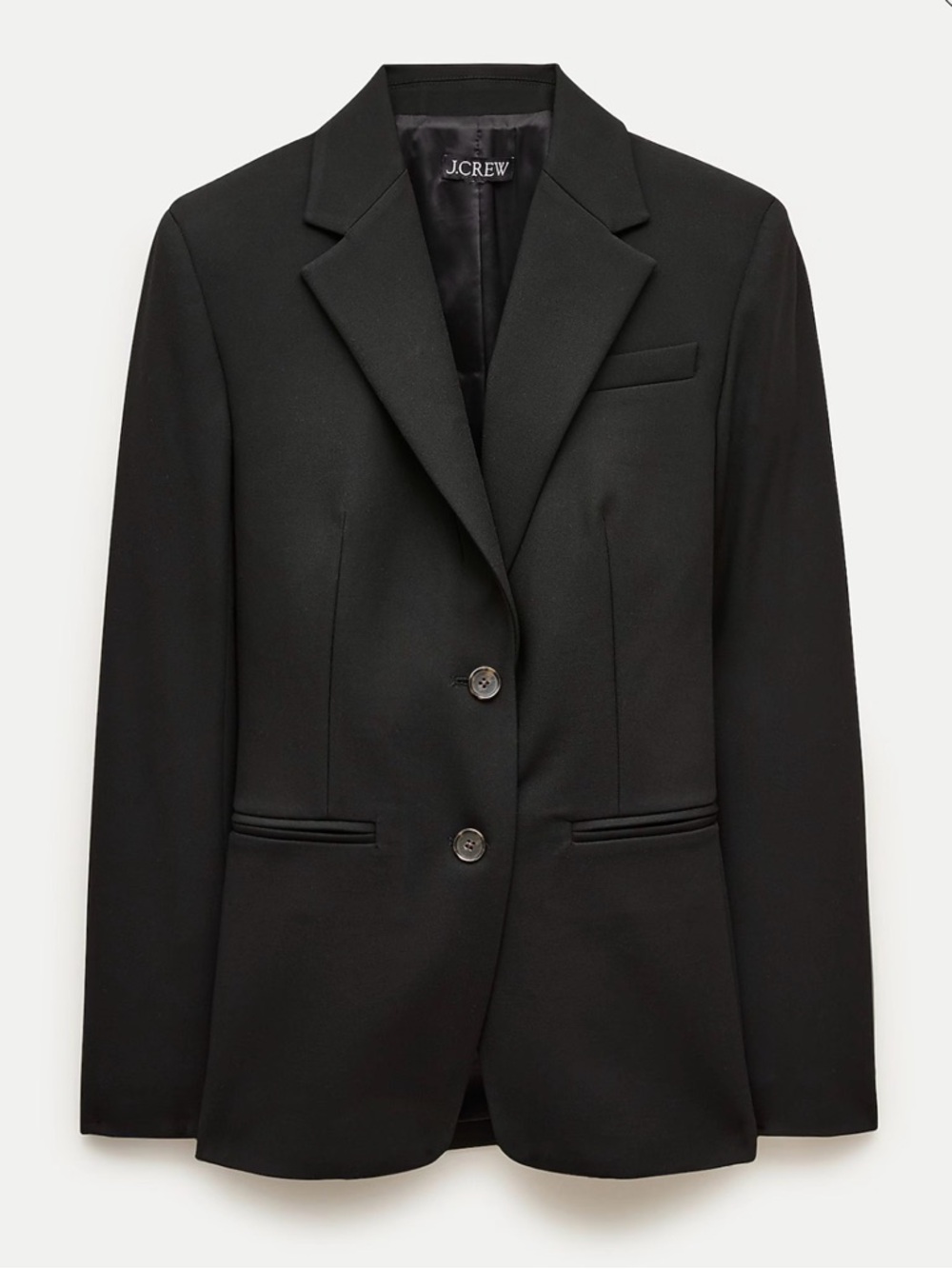 J. Crew Black Classic Two-Button Blazer